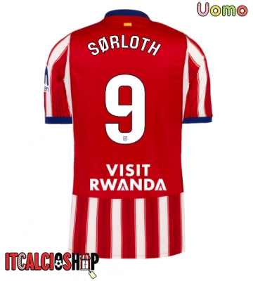 Atletico Madrid Alexander Sorloth #9 Prima Maglia 2026-27 Manica Corta